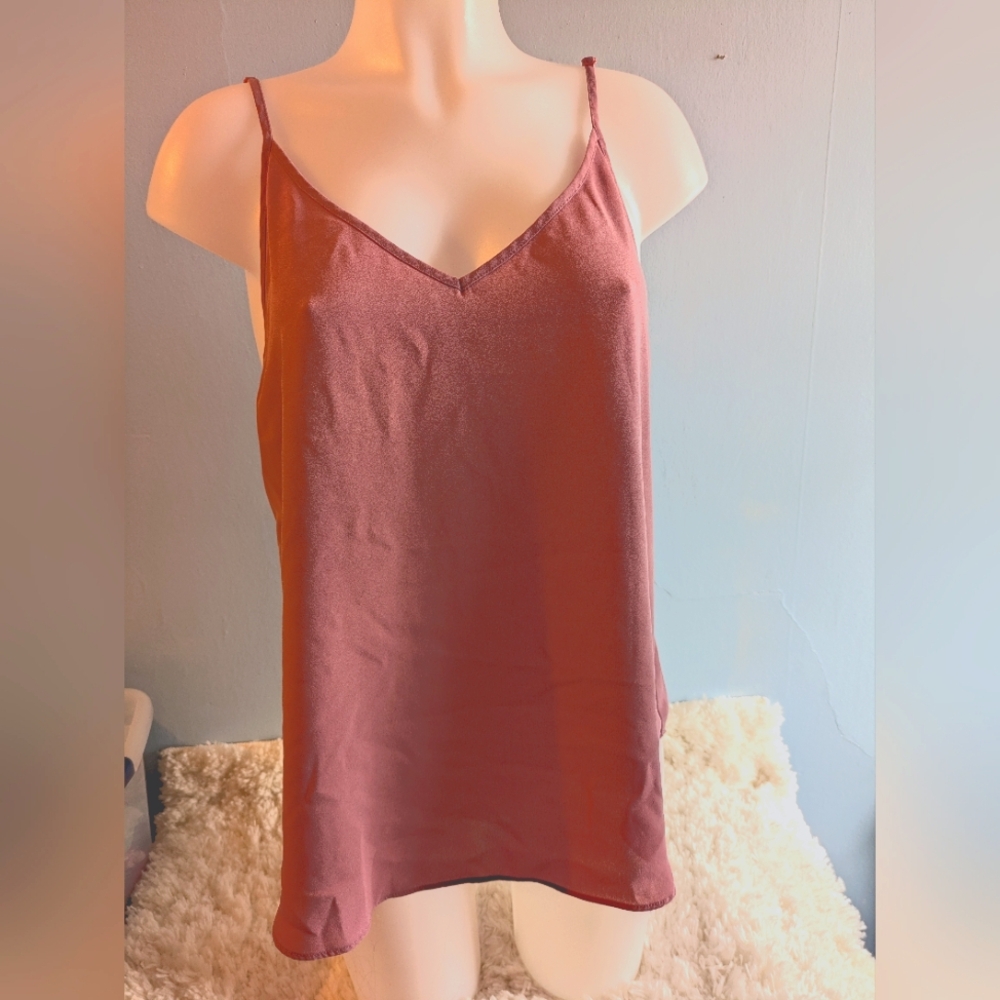 Sandy & Sid Women's Size XL Dusty Pink Sleeveless Top